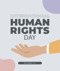 international human rights day post design,social media post