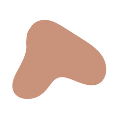 boho shape, beige aesthetic elements png