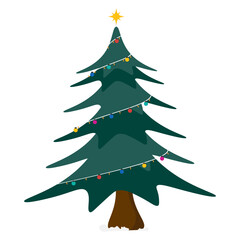 Christmas Tree Illustration