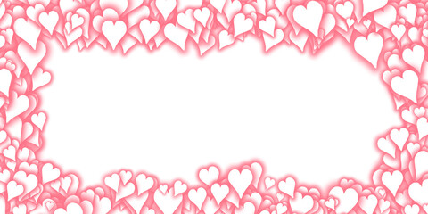 love icon frame, background with love icon frame, romantic frame.