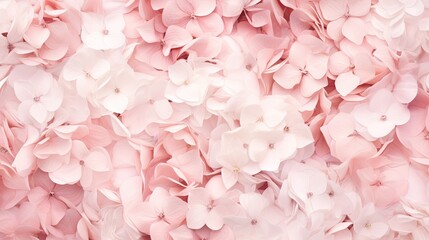 Watercolor hydrangea flower background for wedding invitation card background. Floral peach background wallpaper.