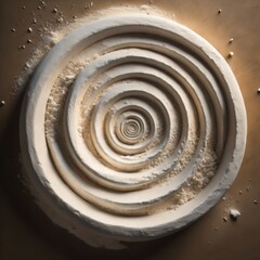 Plaster spirals. generative ai