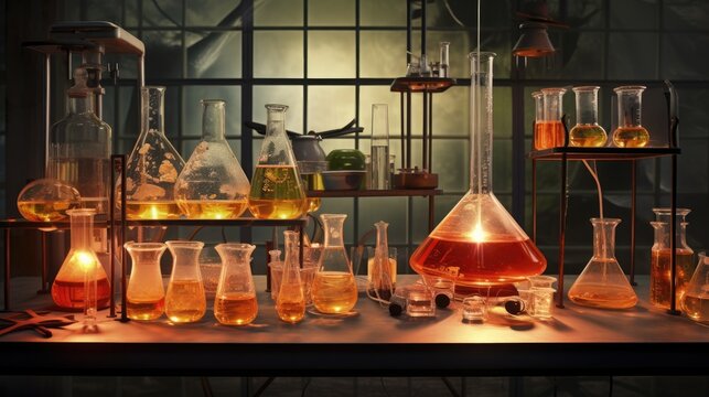 Laboratory equipment and science experiments