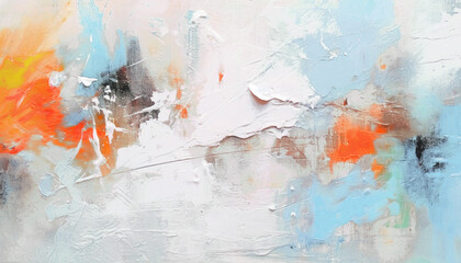 Abstract oil painting, colorful vibrant color brush strokes background, wallpaper, paint texture, bold art, expressive artwork, fine realistic detail, modern style, evoking vibrant emotions, feelings
