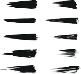 Versatile Vector Brush Essentials, Vector Collection, Precision Stroke Vector, Dynamic Design Vector Kit, Vector Brush Set