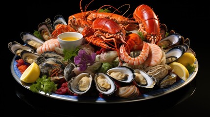 A Colourful Scottish Shellfish Platter
