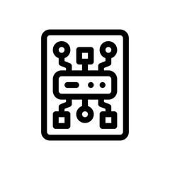 algorithm line icon