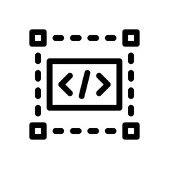 coding line icon