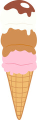 ice cream scoops clipart