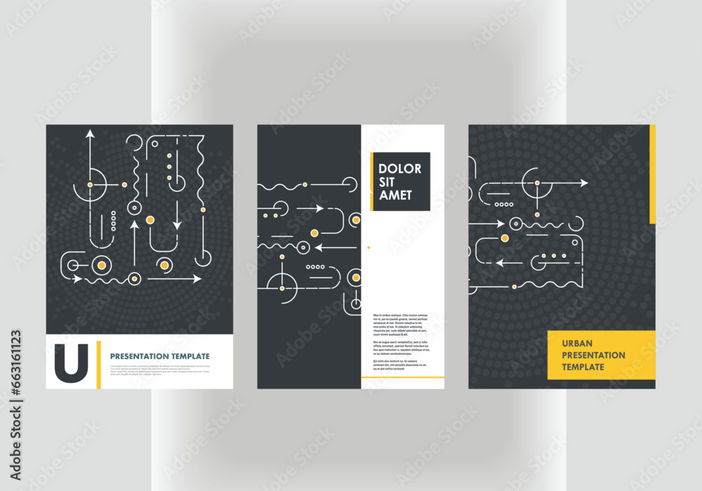 Aufkleber abstract high-tech technology background texture. circuit board coner brochure. vector illustration