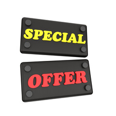 3d text illustration Special Offer
