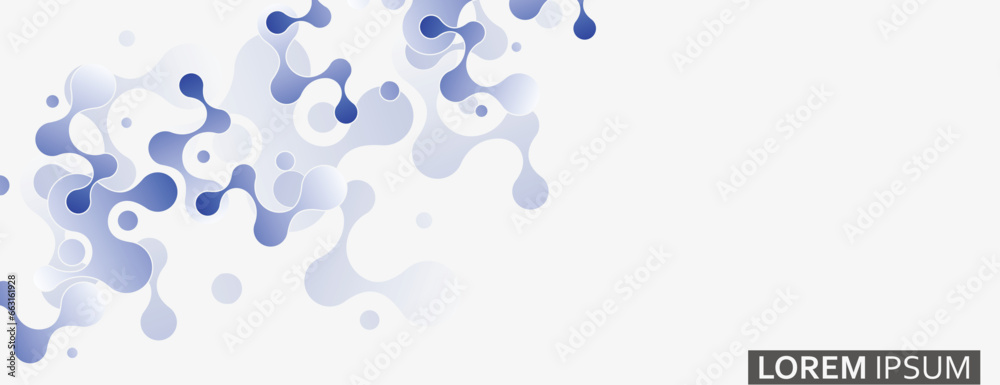 Poster Abstract vector design with geometric connect molecule
