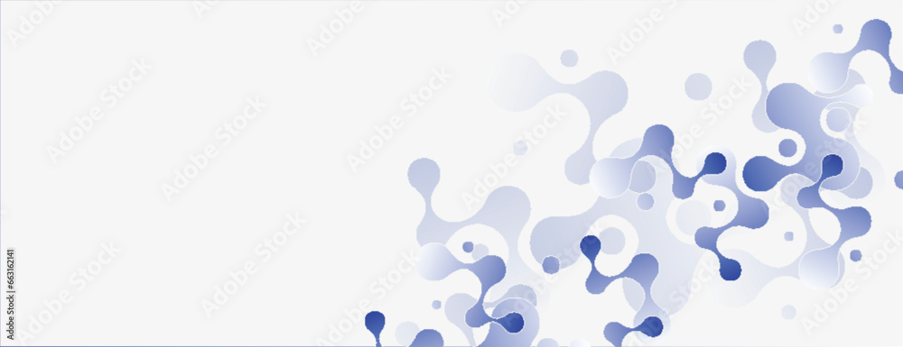 Aufkleber Connecting dots and lines. Global network elements. Geometric abstract technology background. Vector banner design