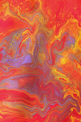 colorful abstract acrylic painting