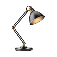Minimalist Desk Lamp Isolated without Background