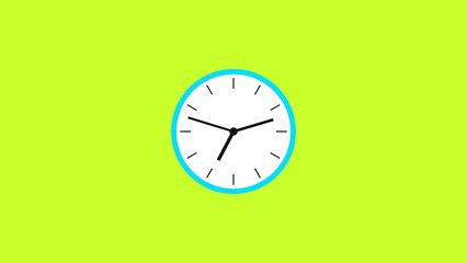 abstract beautiful analog clock illustration 4k 