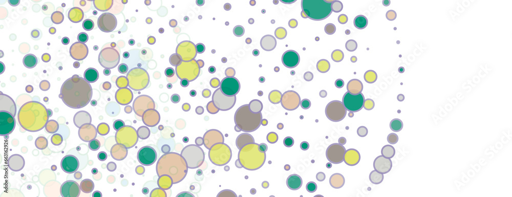 Poster Vector abstract color dot circle background