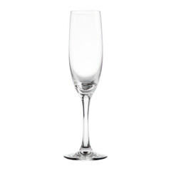 empty glass of champagne,champagne flute for party isolated on transparent background,transparency 