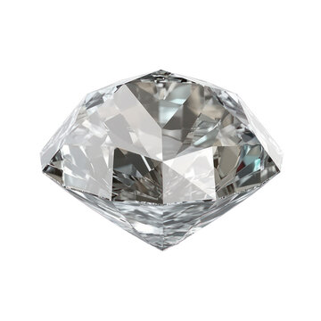 Diamond isolated on transparent background,transparency,3d style 