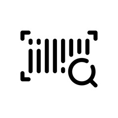 barcode line icon