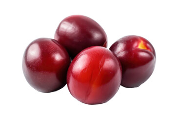 ripe plums isolated on transparent background,transparency  