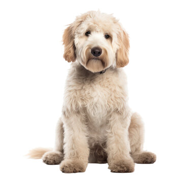 goldendoodle isolated on transparent background,transparency 