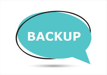 Backup speech bubble text. Hi There on bright color for Sticker, Banner and Poster. vector illustration.