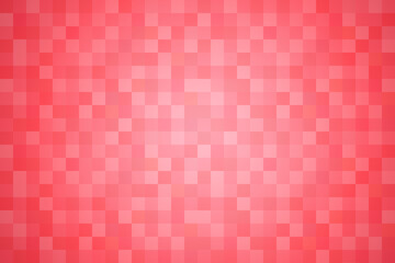 Abstract red pink background Valentine’s Day Christmas Wedding wallpaper decoration vector thanks card seamless pattern. Geometric square block pixel digital art mosaic 