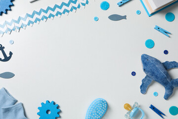 Book for baby, concept of literature for children and baby