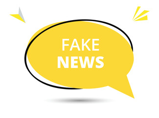 Fake news speech bubble text. Hi There on bright color for Sticker, Banner and Poster. vector illustration.