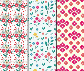 flower  pattern vector design. pattern background design