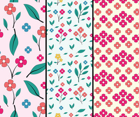 flower  pattern vector design. pattern background design