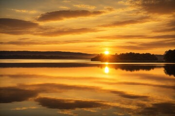 Fototapeta premium sun and sea sunset