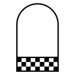 Arch With Checkerboard
