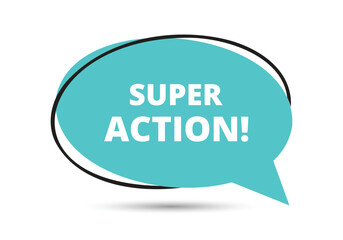 Super action speech bubble text. Hi There on bright color for Sticker, Banner and Poster. vector illustration.