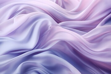 Obraz premium Lebendige Lila-Pracht: Dynamischer Seidenstoff in lichtem Violett