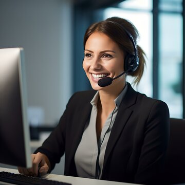 Professionelle Kundenberatung: Service-Mitarbeiterin im Fokus