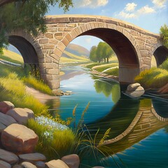 bridge over the river