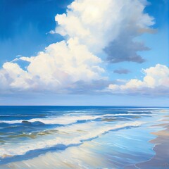 clouds over the ocean