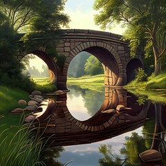 bridge over the river