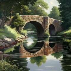 bridge over the river