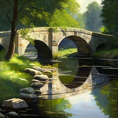 bridge over the river