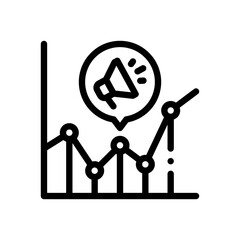 metrics line icon