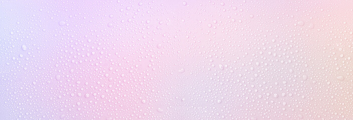 banner drops on a pastel background with space for text - obrazy, fototapety, plakaty