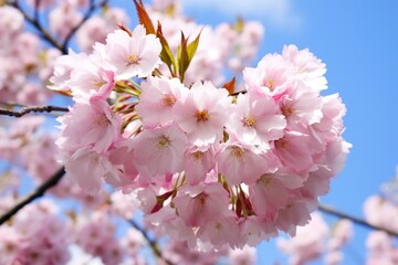 Fototapeta premium a blossoming cherry tree in spring