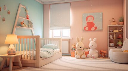 Rabbit kid bedroom