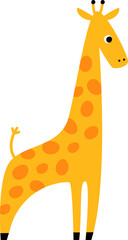 Naklejka premium Cartoon Giraffe Animal