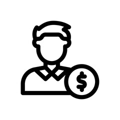 investor line icon