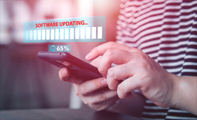 Updating the latest software version of the smartphone system via the internet network. Users are...