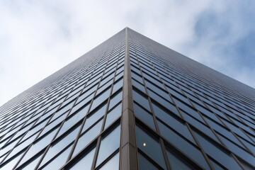 Fototapeta na wymiar corporate skyscraper viewed from ground
